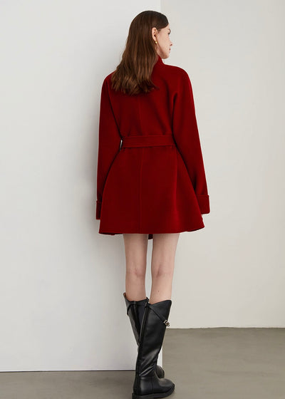 ルーズスヌードウールジャケット