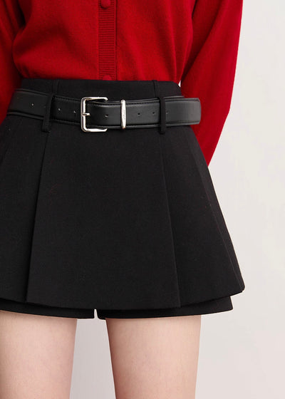 Aラインプリーツミニスカート