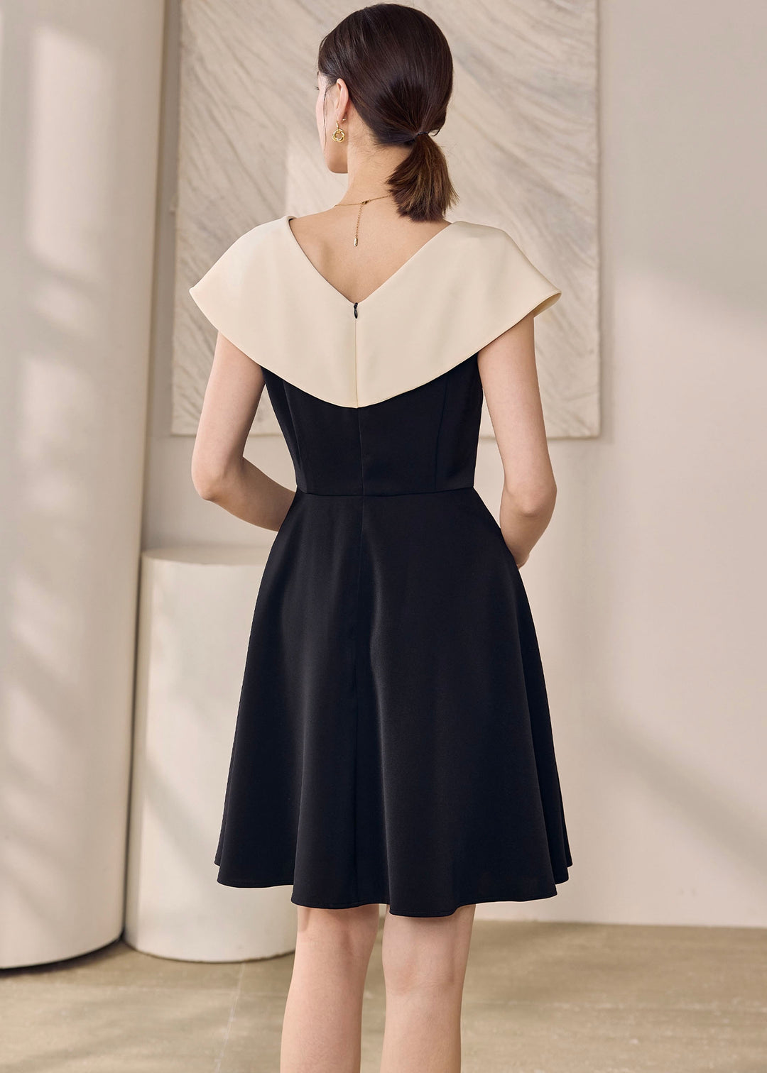 N.FRAME/エヌフレーム】クラシカルリボンカラーワンピース – N FRAME