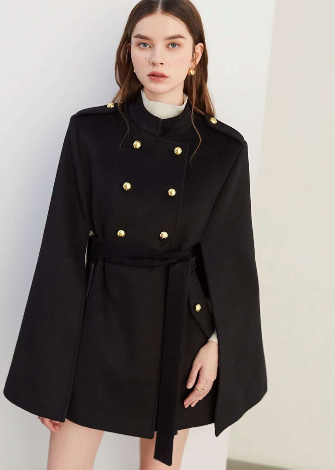 N.FRAME/エヌフレーム】ダブル釦ケープコート – N FRAME