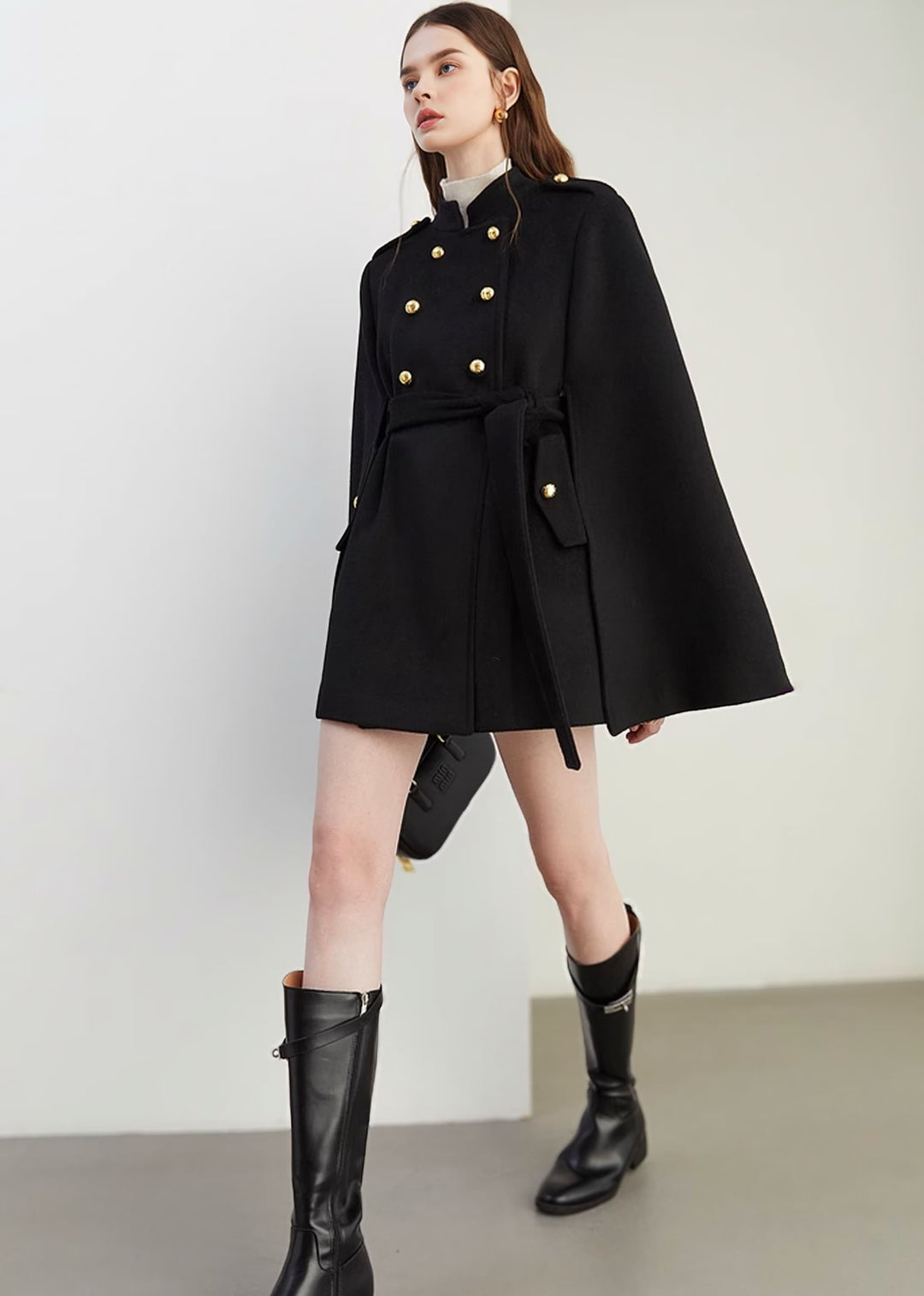 N.FRAME/エヌフレーム】ダブル釦ケープコート – N FRAME