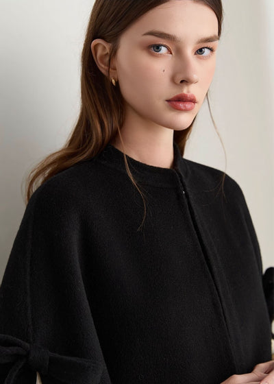 リボンスリーブケープコート