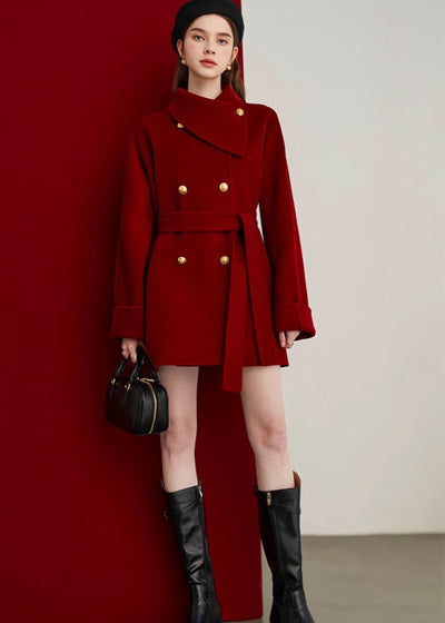 ルーズスヌードウールジャケット