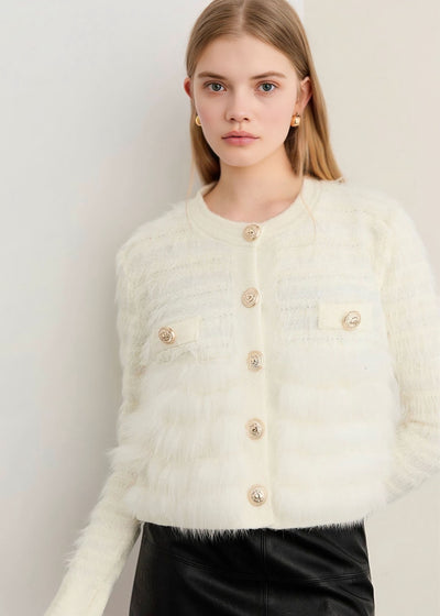 フレンチファーニットカーディガン