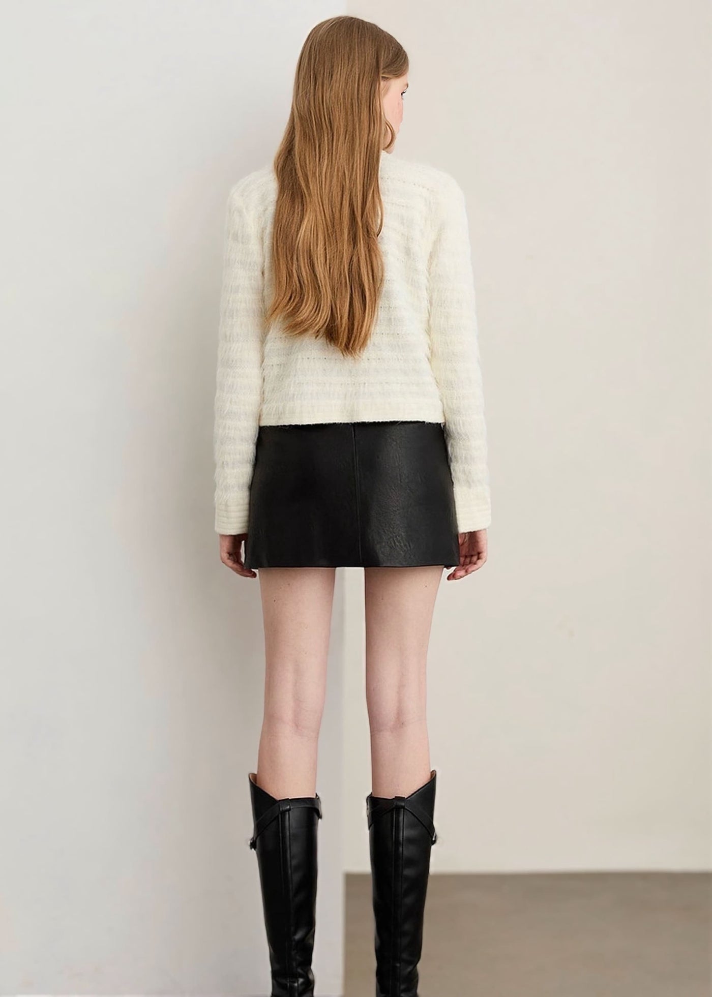 フレンチファーニットカーディガン