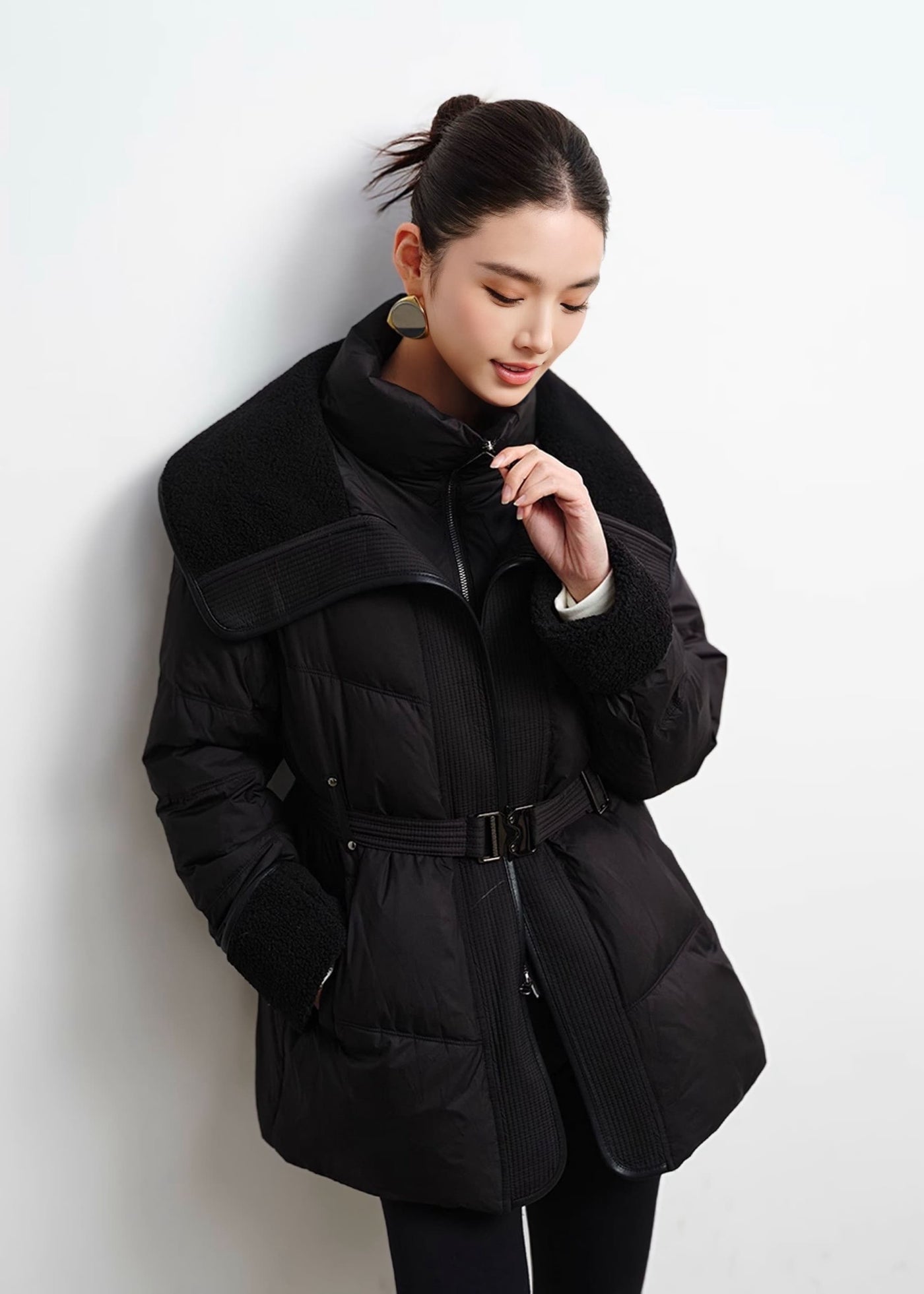 ビッグラペルダウンジャケット