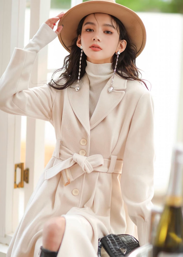 ELNIQUE】フィットアンドフレアロングコート – N FRAME